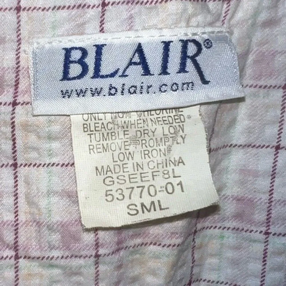 Vintage Blair House Coat with snap front closure Size small